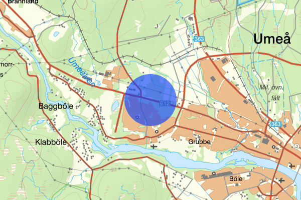 Vännäsvägen 12 augusti 17.32, Trafikolycka, singel, Umeå