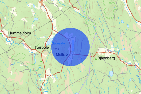 Mullsjö 12 augusti 16.14, Trafikolycka, Nordmaling