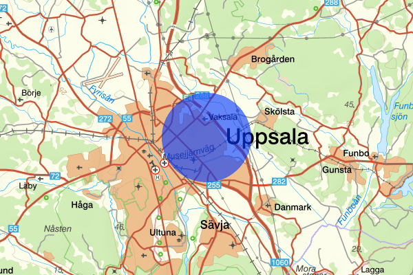 Årsta 13 augusti 02.21, Skadegörelse, Uppsala