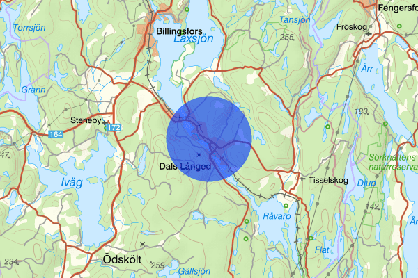 Dals Långed 13 augusti 13.40, Anträffad död, Bengtsfors