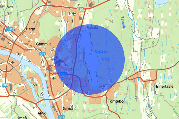 Nydalasjön 13 augusti 23.37, Misshandel, Umeå