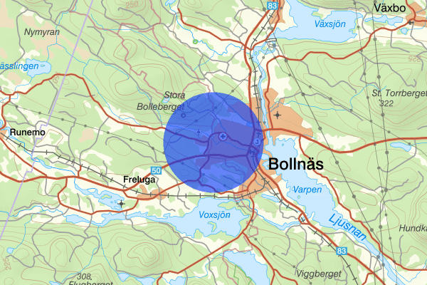 Heden 14 augusti 21.10, Skadegörelse, Bollnäs