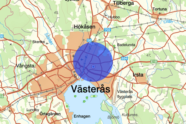 Malmaberg 16 augusti 21.06, Rån, försök, Västerås