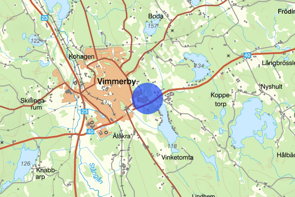 Hällebackavägen 16 augusti 23.44, Trafikbrott, Vimmerby