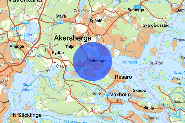 Svinninge 17 augusti 23.25, Olaga intrång, Österåker