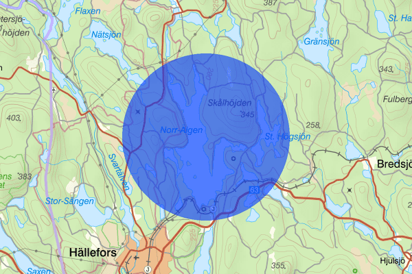 Norr-Älgen 20 augusti 14.27, Försvunnen person, Hällefors