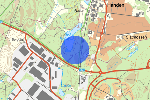 Rudanvägen 20 augusti 18.06, Brand, Haninge