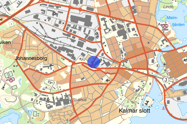 Bragegatan 22 augusti 15.54, Farligt föremål, misstänkt, Kalmar