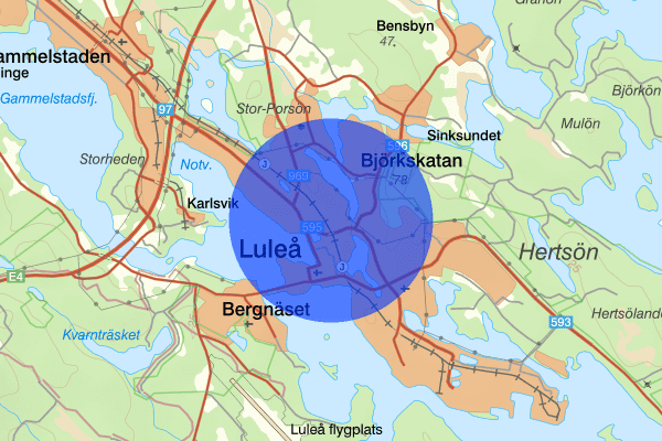 Bergviken 23 augusti 15.59, Fylleri/LOB, Luleå