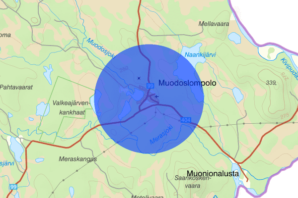 Muodoslompolo 24 augusti 05.45, Försvunnen person, Pajala