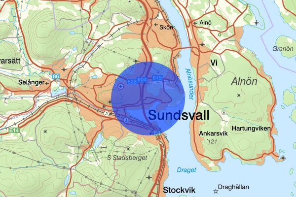 Skönsberg 27 augusti 13.02, Rattfylleri, Sundsvall