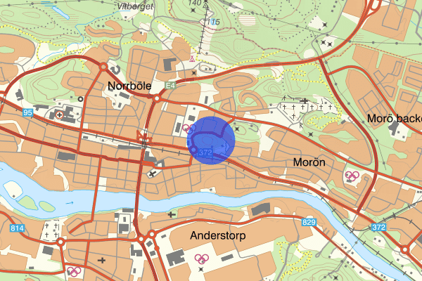 Mullbergsvägen 27 augusti 15.27, Trafikolycka, Skellefteå