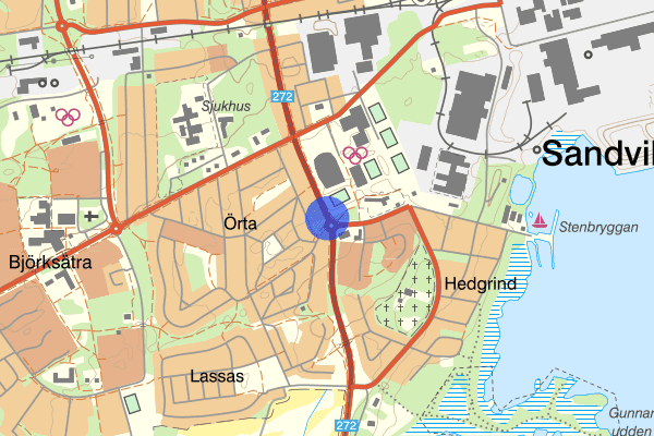 Årsundavägen 27 augusti 16.59, Trafikolycka, Sandviken