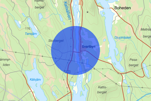 Svartbyn 27 augusti 20.24, Trafikolycka, vilt, Överkalix