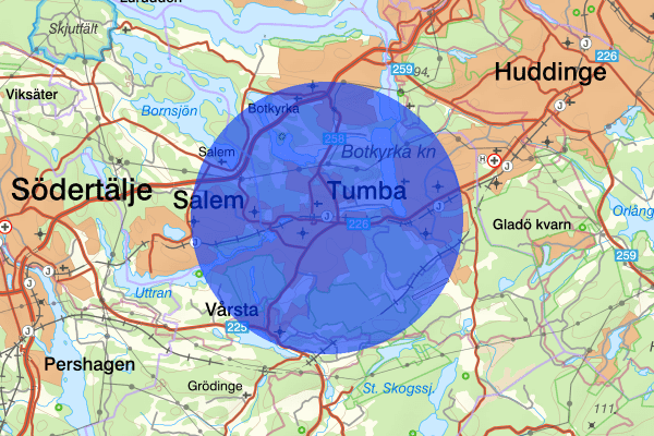 Tumba 29 augusti 06.54, Brand, Botkyrka