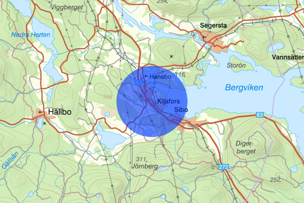 Kilafors 29 augusti 06.41, Trafikolycka, vilt, Bollnäs