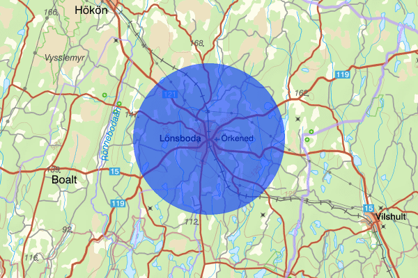 Lönsboda 30 augusti 10.57, Trafikolycka, Osby