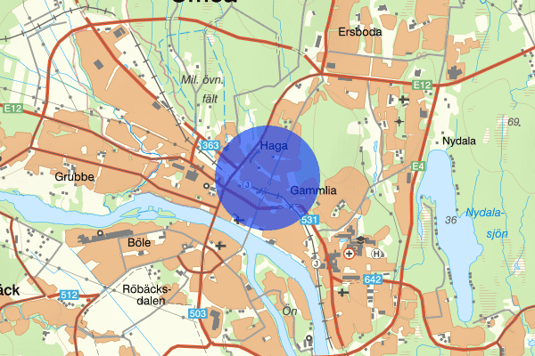 Haga 30 augusti 08.56, Narkotikabrott, Umeå