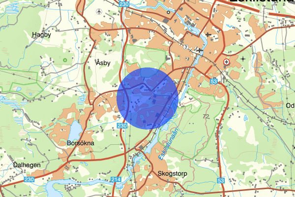 Lagersberg 31 augusti 11.30, Skottlossning, misstänkt, Eskilstuna