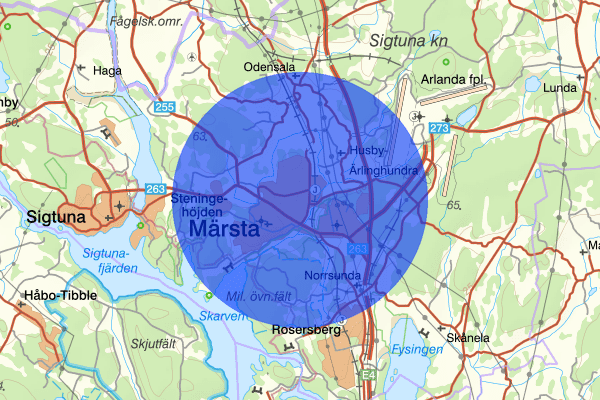 Märsta 04 september 12.58, Farligt föremål, misstänkt, Sigtuna