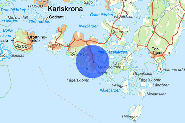 Sturkö 05 september 21.26, Anträffad död, Karlskrona