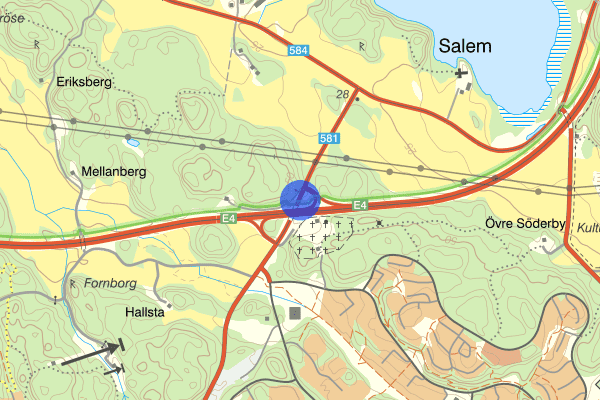 Salemsvägen 07 september 18.53, Trafikolycka, Salem