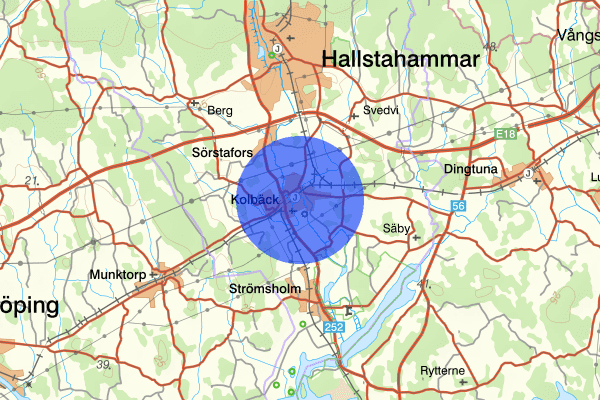 Kolbäck 09 september 23.57, Stöld, försök, Hallstahammar