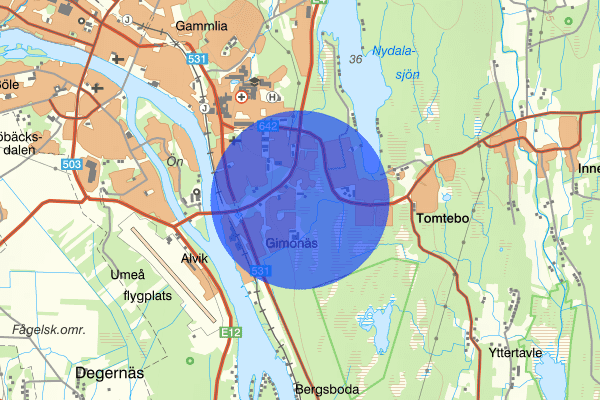 Carlshem 10 september 16.59, Försvunnen person, Umeå