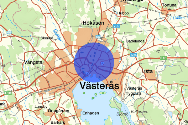 Sandgärdet 13 september 03.57, Vapenlagen, Västerås