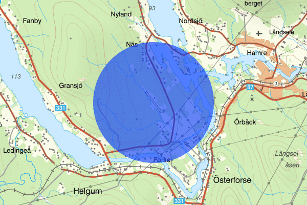 Sollefteå Airfield 13 september 13.52, Trafikolycka, Sollefteå