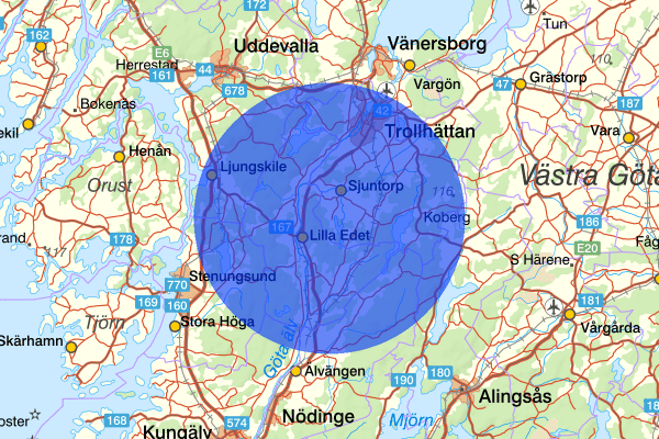  14 september 15.54, Trafikolycka, personskada, Lilla edet