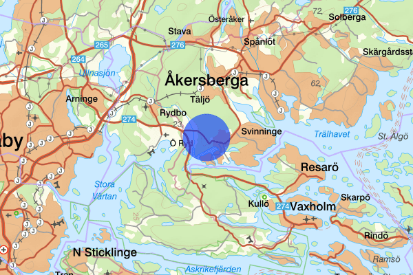 Svinningevägen 14 september 16.57, Trafikolycka, personskada, Österåker