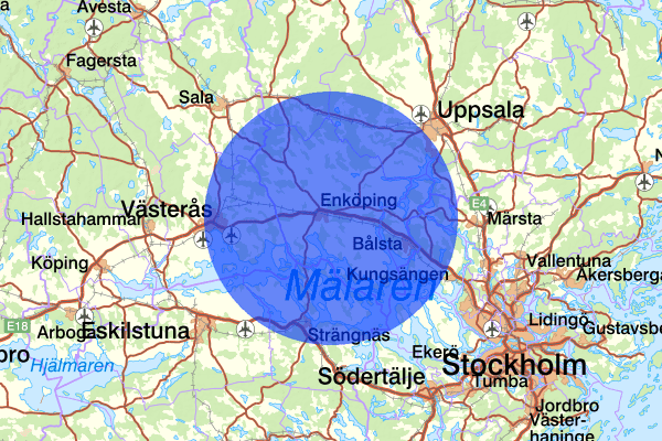  15 september 00.47, Trafikolycka, vilt, Enköping