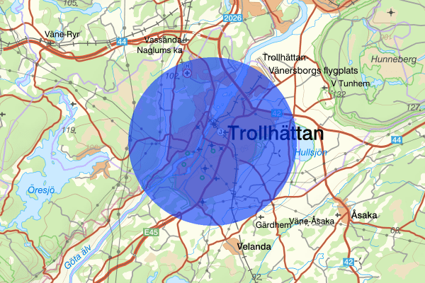 Trollhättan 17 september 13.17, Uppdatering, Trollhättan