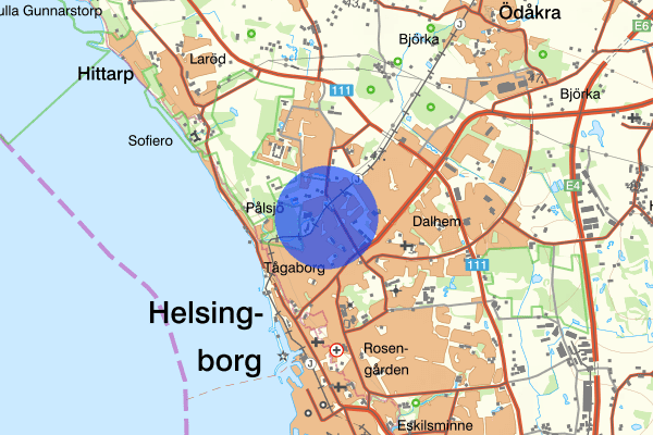 Ringstorp 21 september 04.32, Inbrott, försök, Helsingborg