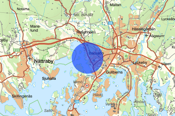 Skönstavik 20 september 23.13, Brand, Karlskrona