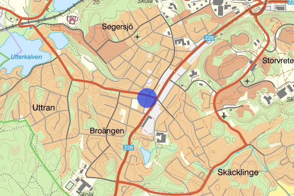 Grödingevägen 24 september 15.15, Trafikbrott, Botkyrka