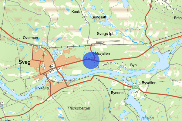 E 45;84 07 oktober 10.49, Trafikolycka, vilt, Härjedalen