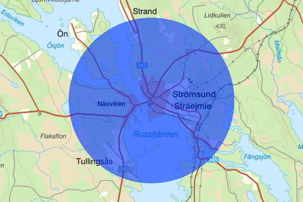 Strömsund 07 oktober 17.51, Trafikolycka, Strömsund