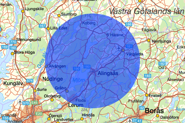  08 oktober 15.57, Arbetsplatsolycka, Alingsås