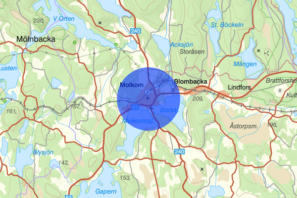 Molkom 09 oktober 17.02, Trafikolycka, Karlstad