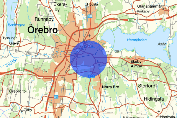 Sörby 10 oktober 21.34, Rån, Örebro