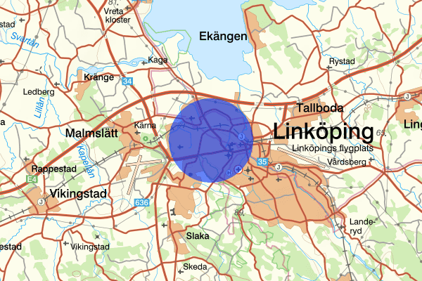 Gottfridsberg 11 oktober 15.12, Trafikolycka, Linköping