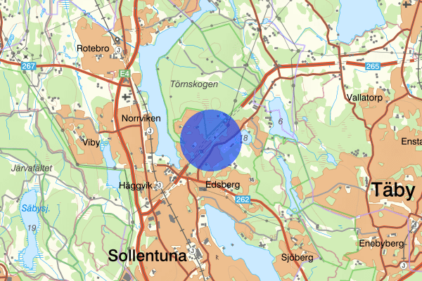 Törnskogstunneln 12 oktober 09.43, Trafikolycka, Sollentuna