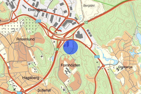 Fornhöjdsvägen 16 oktober 21.15, Rån, Södertälje