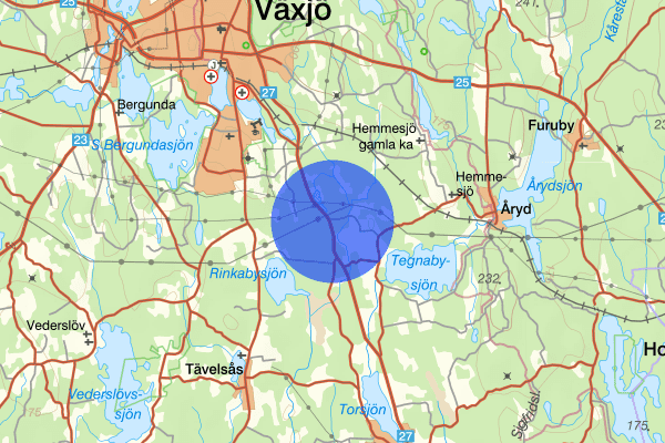 Bramstorp 18 oktober 18.28, Trafikolycka, Växjö