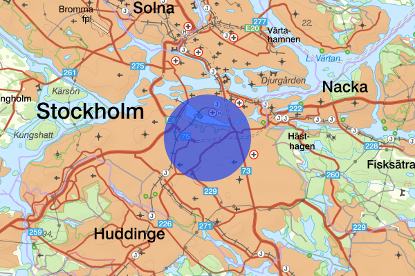 Årsta 18 oktober 20.38, Skottlossning, Stockholm