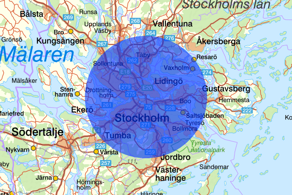 Stockholm 20 oktober 16.11, Polisinsats/kommendering, Stockholm