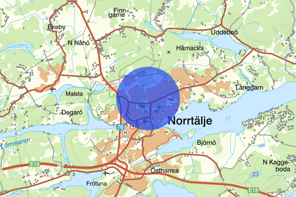 Öster Knutby 21 oktober 14.26, Skadegörelse, Norrtälje