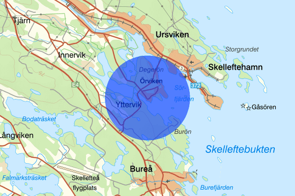 Örviken 21 oktober 17.06, Trafikkontroll, Skellefteå